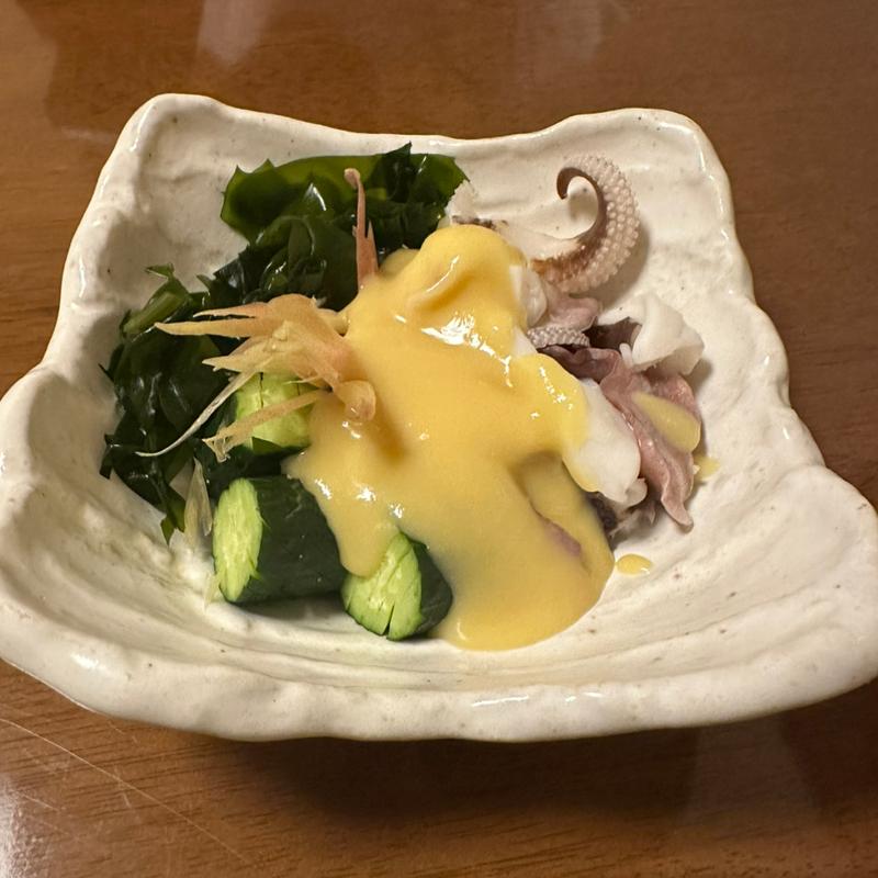 ハリイカの酢味噌和え(和が家)