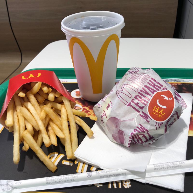 ごはんてりやきセット(マクドナルド 足立六町店)