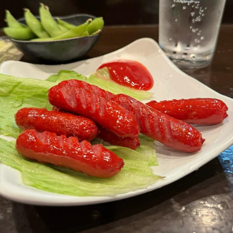 赤ウインナー炙り(わかば屋)