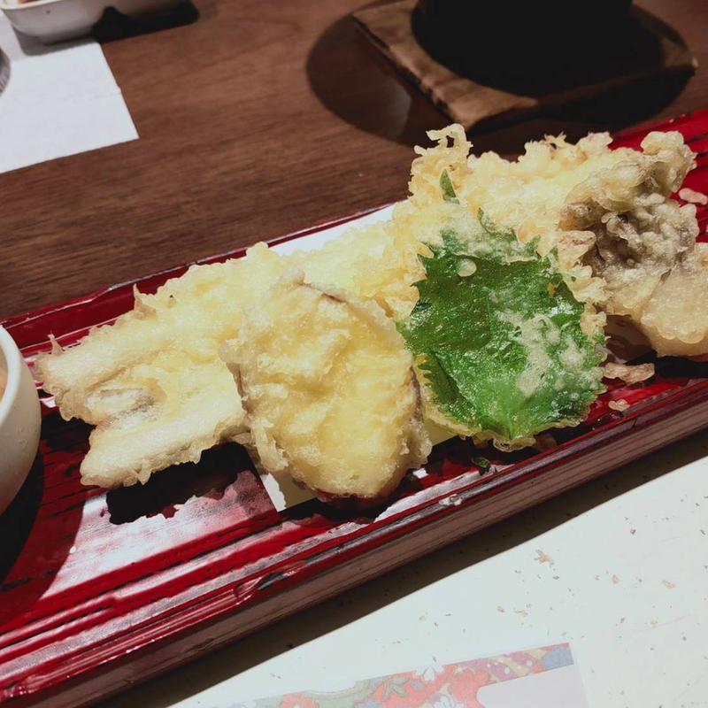 天ぷら盛り合わせ(関空温泉ホテルガーデンパレス)