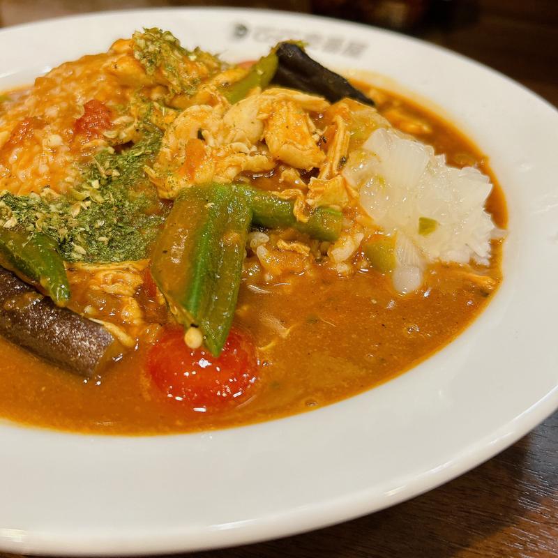チキンと夏ベジのスパイスカレー(カレーハウスCoCo壱番屋 北区太融寺店)