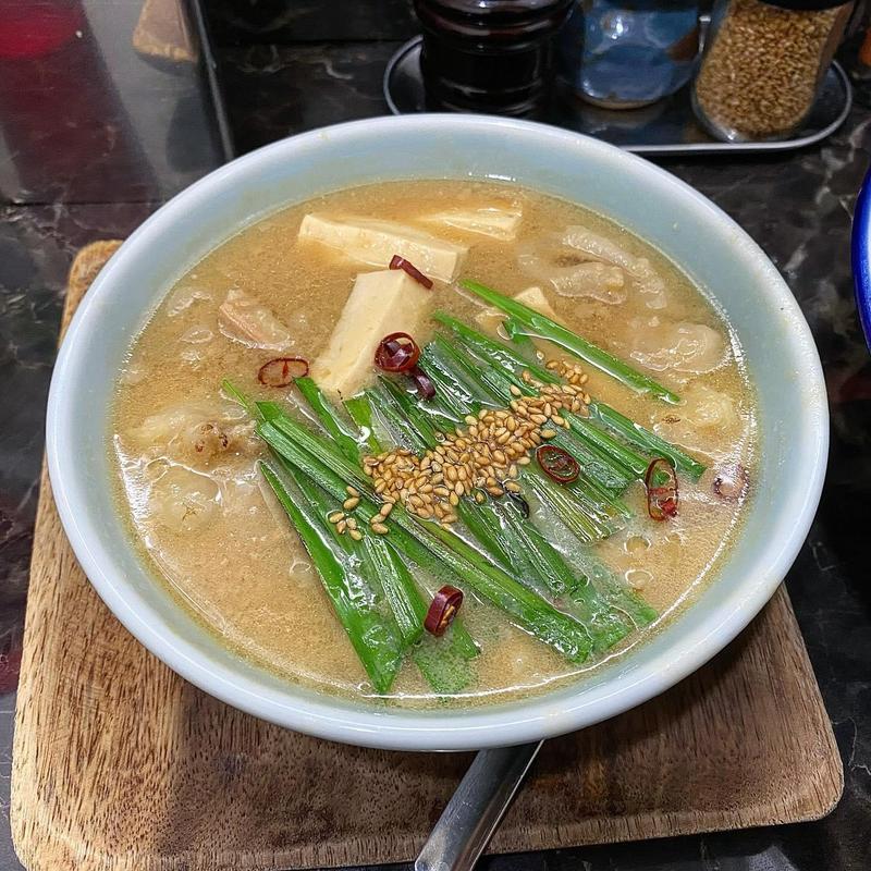 博多ホルモン鍋テイストつけそば(群青 )