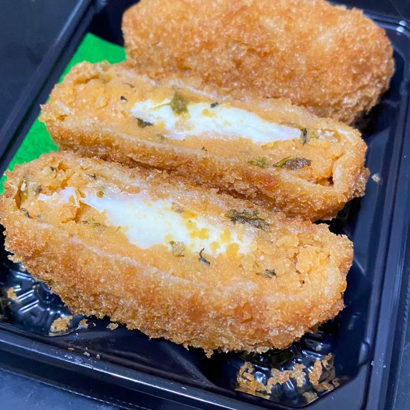 明太高菜とチーズソースの包み揚げ(イオンショッパーズ福岡店)
