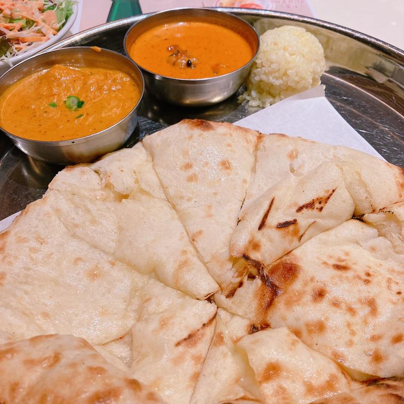 チーズナンセット(アジアンダイニング タージパレス)