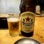 サッポロ赤星ラガー(大衆酒場 チャン栓チャン)