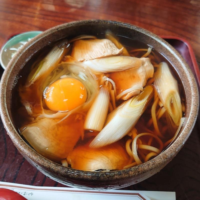 とりそば＋生卵(島村そば店 )