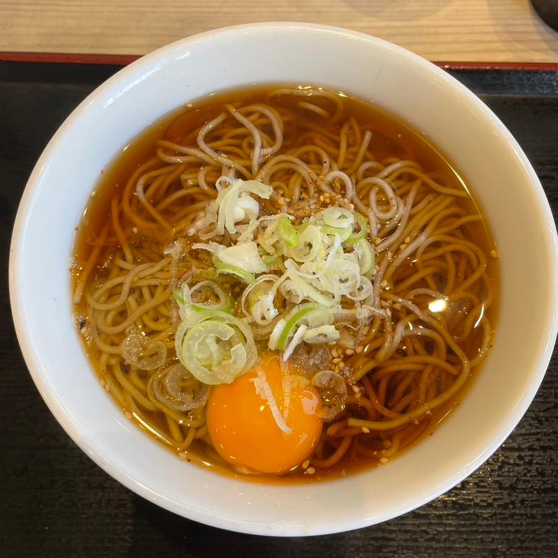 月見そば(いろり庵きらく 南越谷店 )