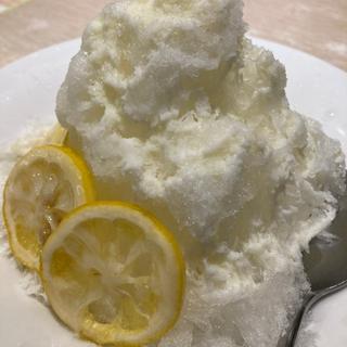 レモンミルクかき氷(デニーズ 堺宿院店 （サカイシュクイン）)