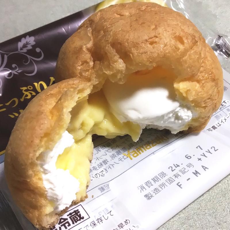 たっぷりクリームツインシュー ホイップ＆カスタード(まいばすけっと 古市場2丁目店)