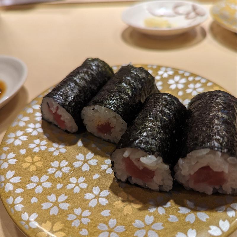 山わさび鉄火巻き(函館グルメ回転寿司 函太郎 鶴岡店 )