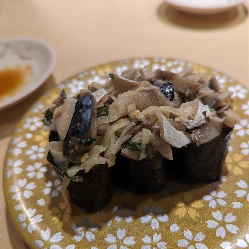 自家製しめさば軍艦(函館グルメ回転寿司 函太郎 鶴岡店 )