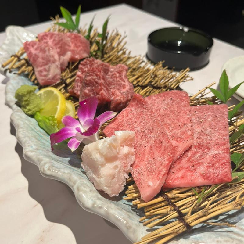 希少部位盛り合わせ(焼肉九州男)