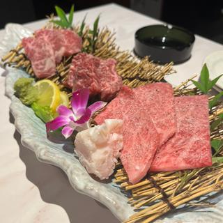 希少部位盛り合わせ(焼肉九州男)