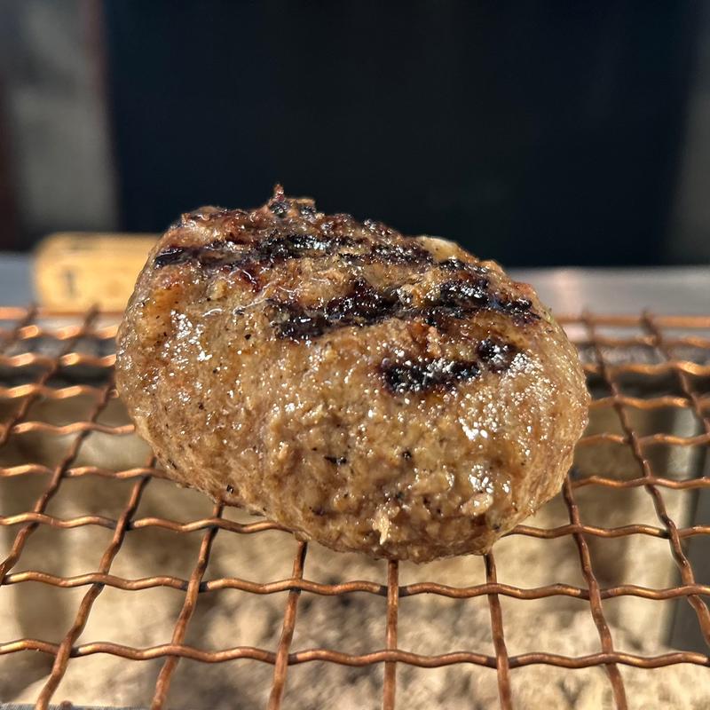 挽たてハンバーグ(挽肉と米)