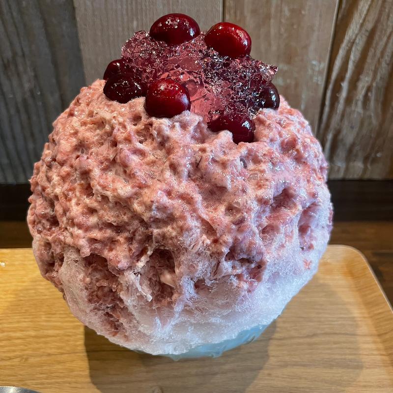 アメリカンチェリーレアチーズ(氷屋ぴぃす )