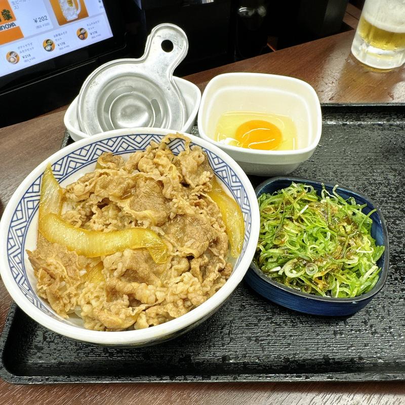 ねぎ玉牛丼(吉野家 中目黒駅前店 )