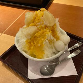 マンゴーかき氷(和食さと 堺宿院店)
