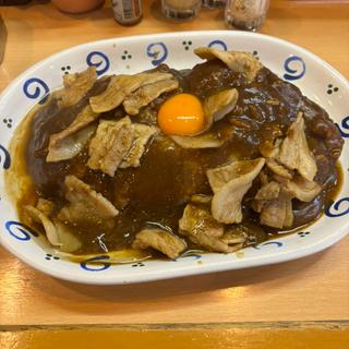 スタミナカレー・生卵(バーグ 浅田店)