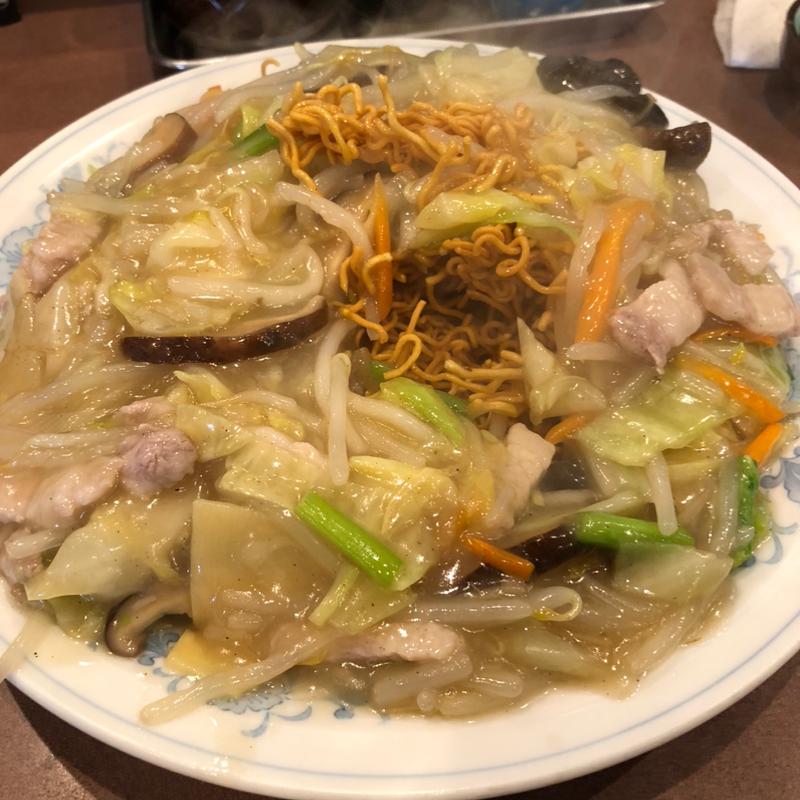 硬い焼きそば(泰鵬 本店)