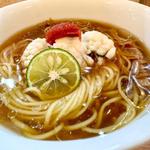 冷やし鱧出汁らーめん(ガモウスマイル)