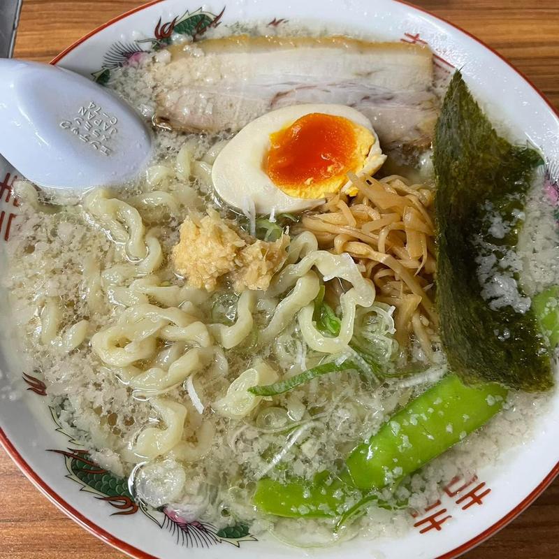 朝ラー 太麺 小 塩Ver.(中華そば太平楽 六丁の目店)