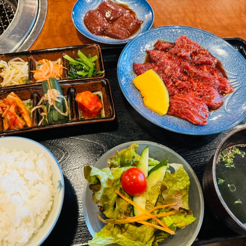 ハラミ定食(焼肉 幸家)