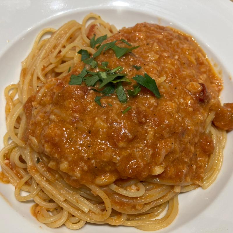 渡り蟹のスパゲッティランチセット(カプリチョーザ・トマト＆ガーリック ラゾーナ川崎プラザ店)