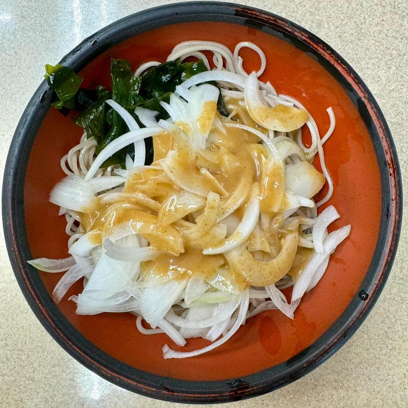 冷やしサラタマそば(肥後一文字や )