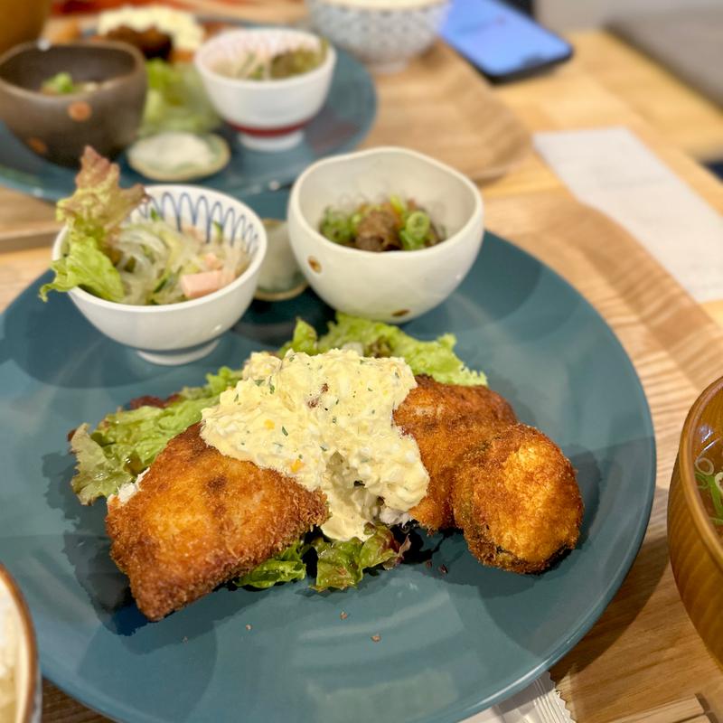 今日のお昼ごはん(空と月と)