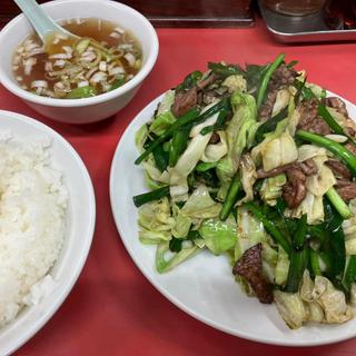 レバニラ炒め ライス(ラーメン 菜苑)