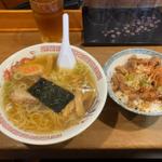 ラーメン半もつ丼セット(おおとも )
