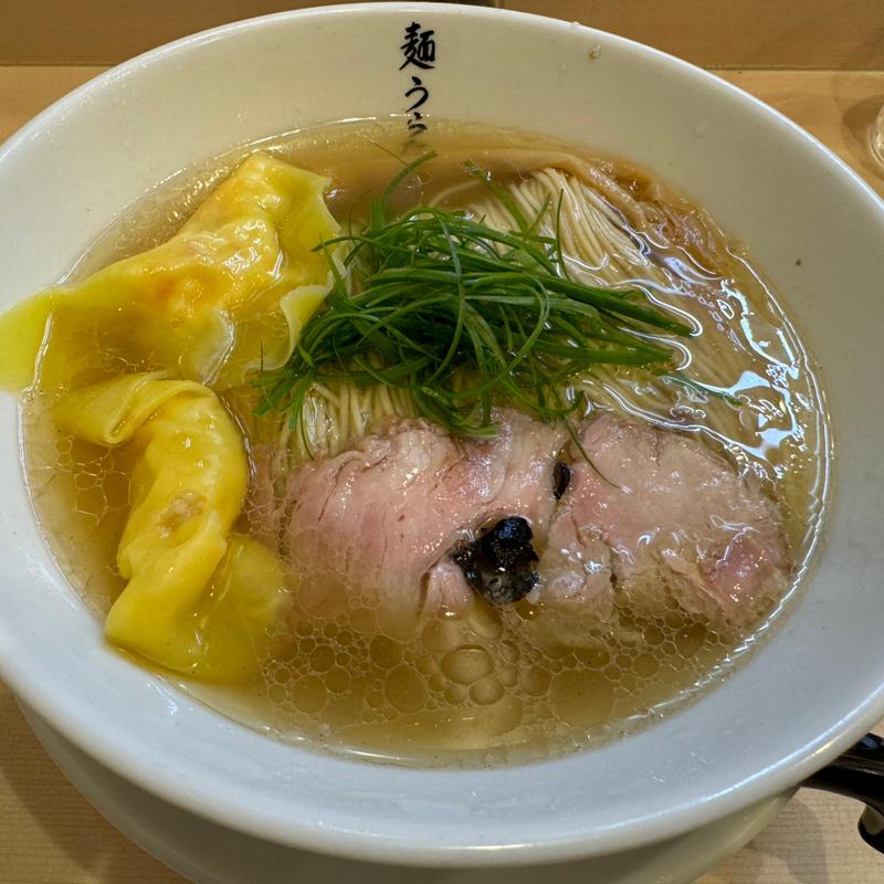塩SOBA：海老ワンタン(麺うらた)