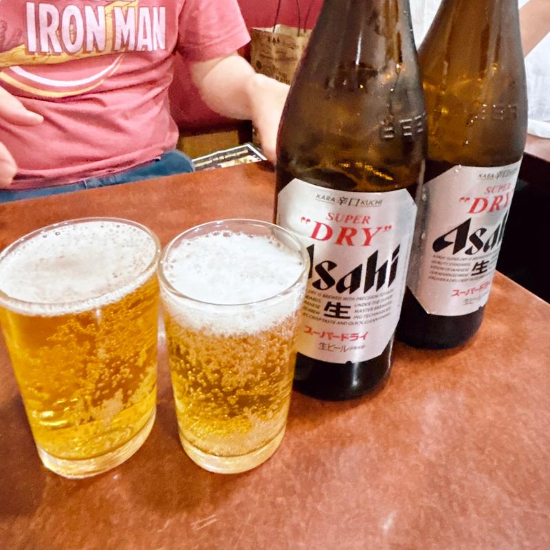 アサヒスーパードライ(中瓶)(晴々飯店 （セイセイハンテン）)