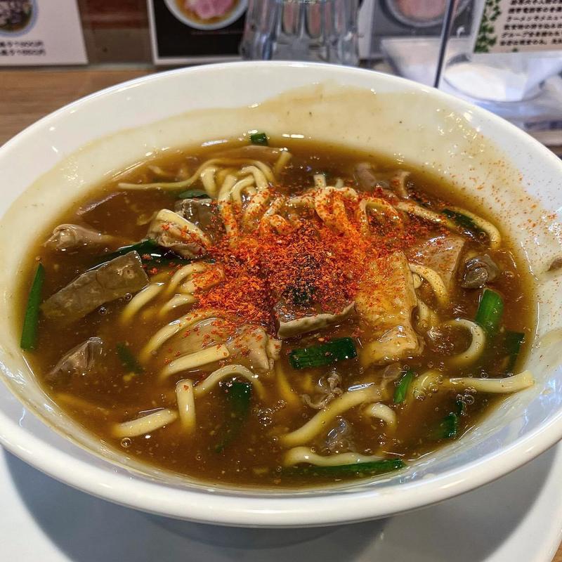 牛ミックスホルモンあんかけ鶏Soba(鶏Soba Toraや)