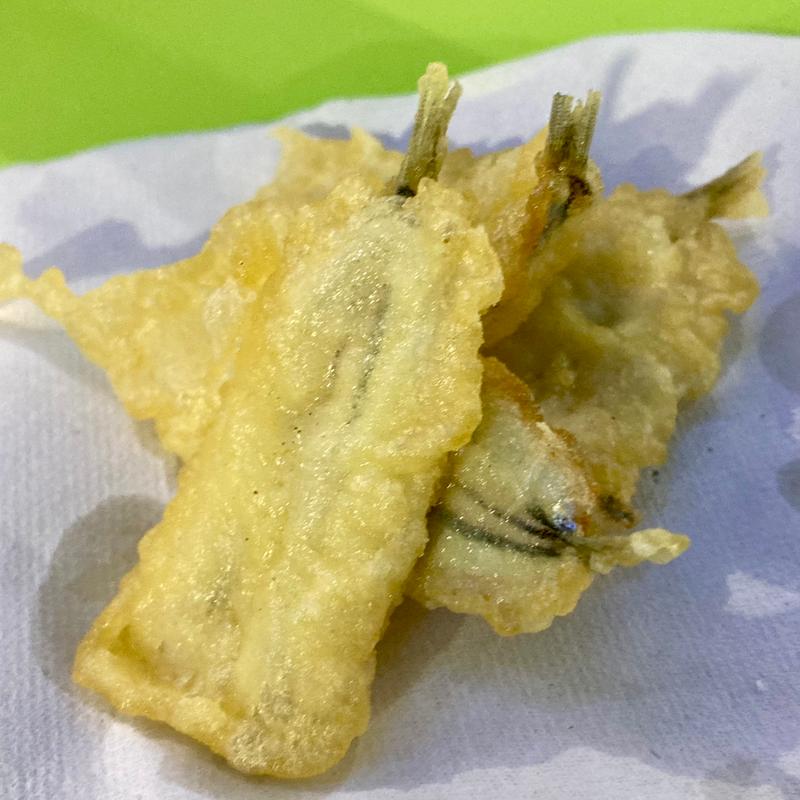 キビナゴ天ぷら(梅田屋)