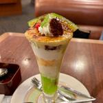 焦がしメロンのブリュレパフェ(ロイヤルホスト津田沼駅前店)
