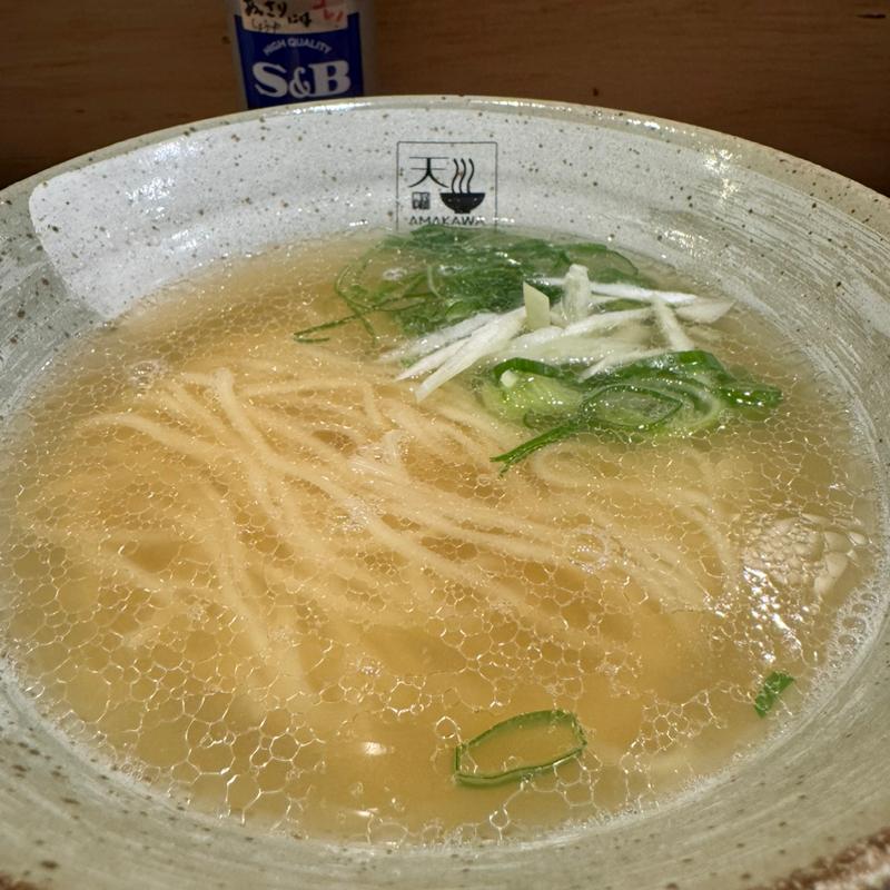 天川かけそば 醤油(麺処 天川)