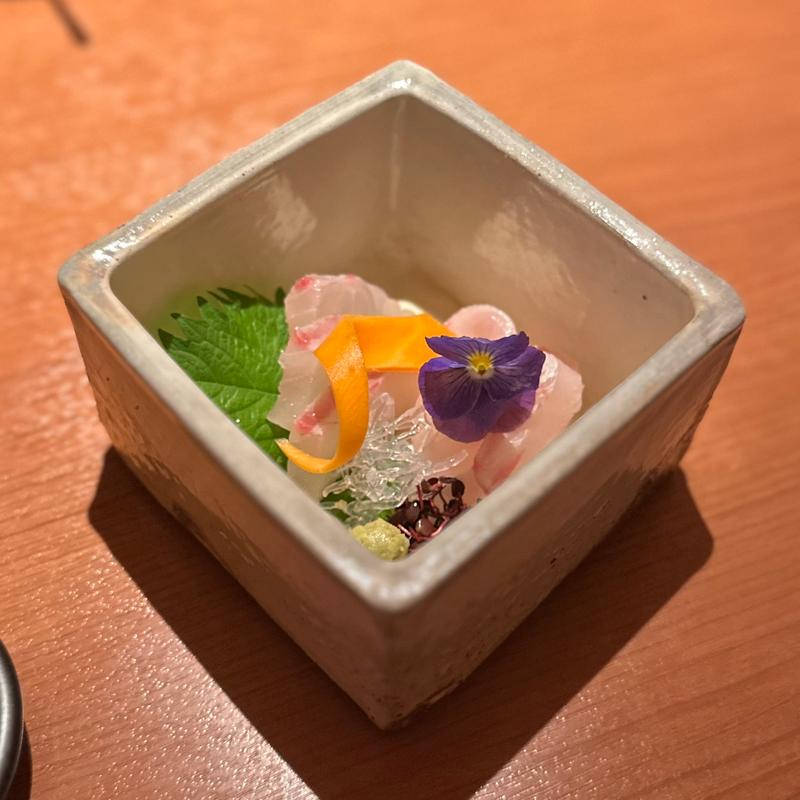 鯛のお造り(坐松本)