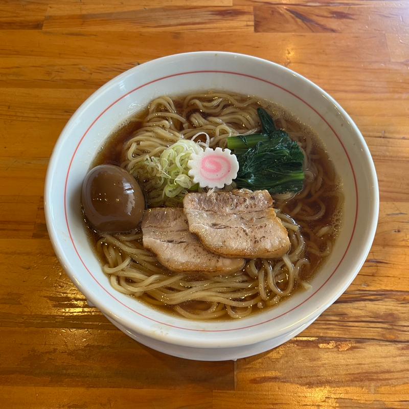 味玉煮干中華そば　大盛り(中華そば山下)