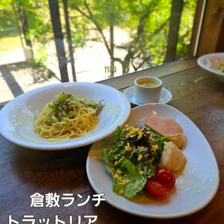 本日のパスタランチ シラスとブロッコリーのペペロンチーノ(ボーノ・ウーノ )