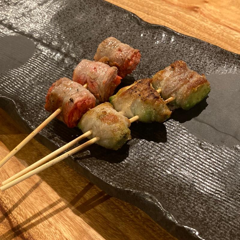 紅生姜巻き(やさい巻き串屋 ねじけもん 春吉)