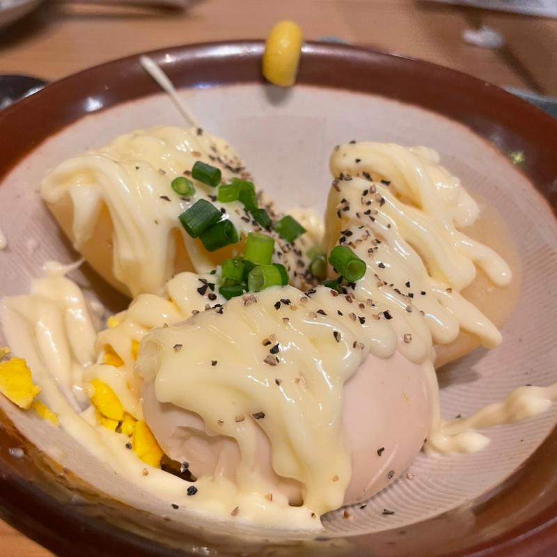 おでんで作ったポテトサラダ(天ぷら食堂 たもん)