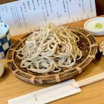 ざるそば手挽き粗挽き十割