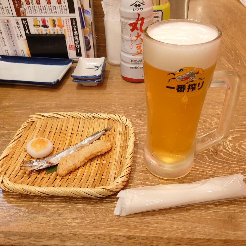 生ビール（キリン一番搾り）(磯丸水産 新小岩ルミエール店)