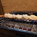 ツブ貝の串焼き