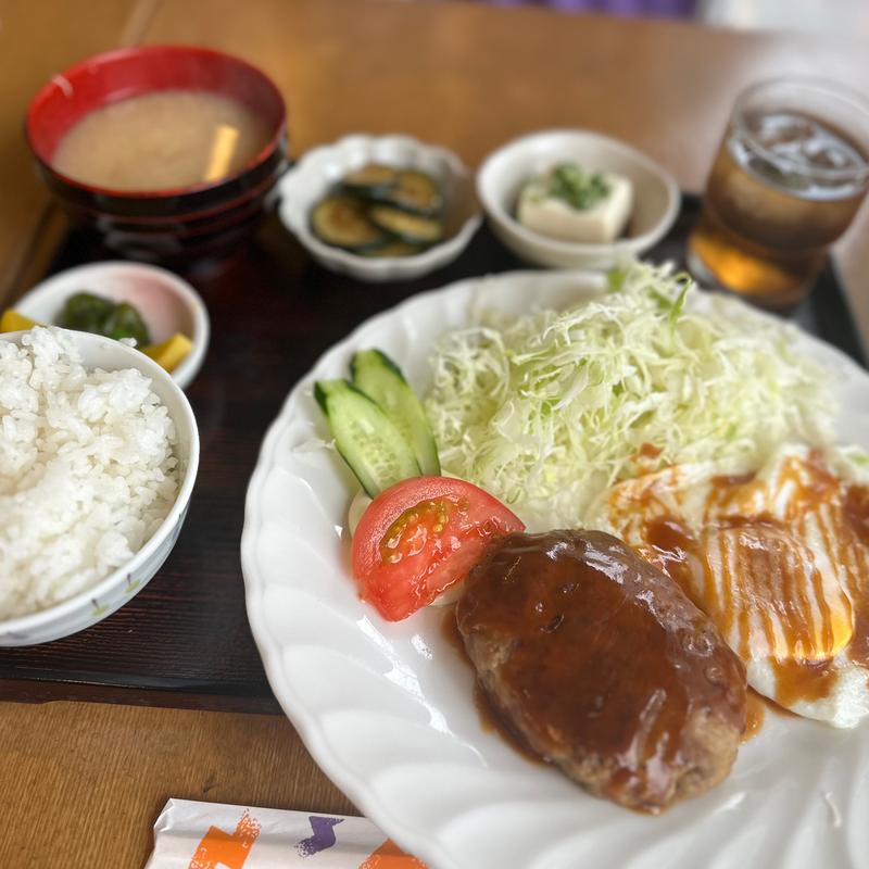 ハンバーグ定食(ティアンドティ)