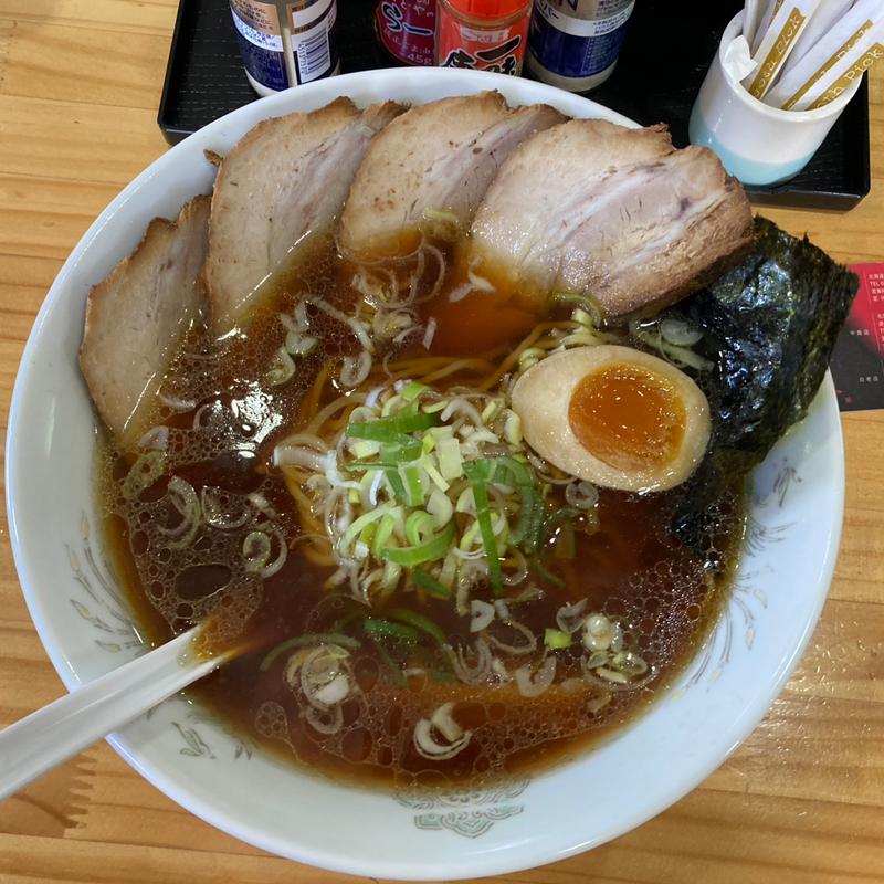 醤油チャーシュー麺(だるま亭 白老店)