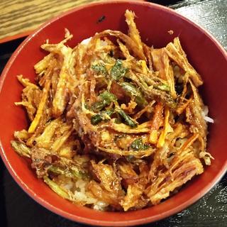 ミニ散りかき丼(岩駒庵)