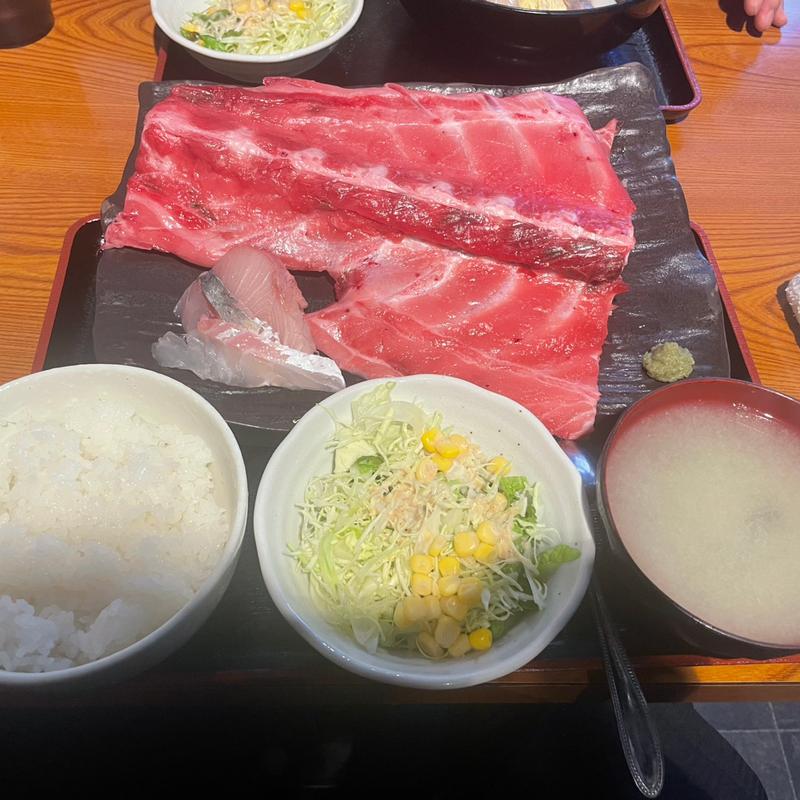 マグロ中落ち・小刺身(秋葉原漁港 快海 （あきはばらぎょこう かいかい）)