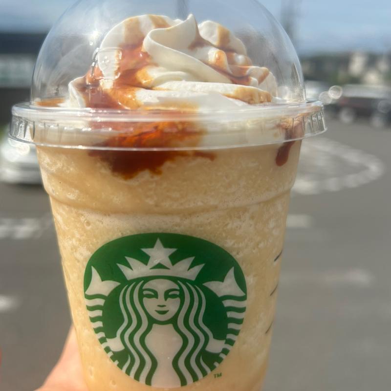 バナナ ブリュレ フラペチーノ(スターバックスコーヒー くずは美咲店 （STARBUCKS COFFEE）)